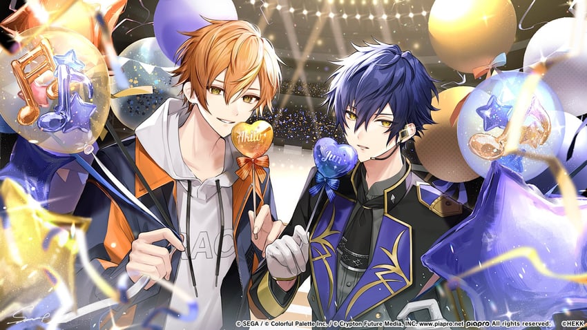 shinonome akito and sazanami jun (project sekai and 1 more) drawn by saw_(dtn_error)