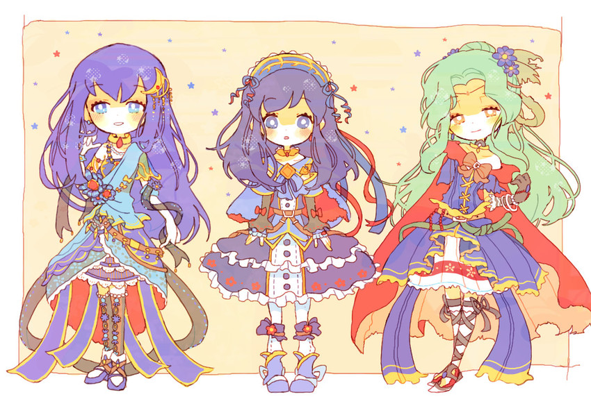 lilina, caeda, and elincia ridell crimea (fire emblem and 4 more) drawn by kappaman