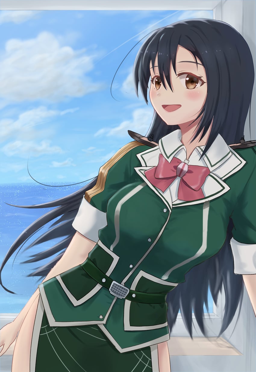 chikuma and chikuma kai ni (kantai collection) drawn by natsumoto_itsuki