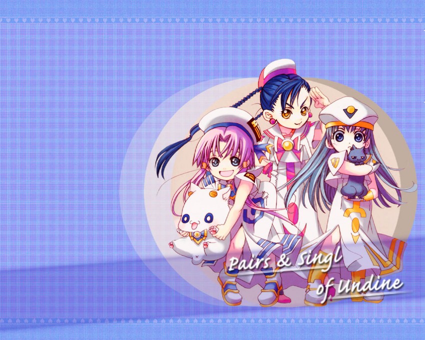mizunashi akari, alice carroll, aika granzchesta, aria pokoteng, and hime granzchesta (aria) drawn by amano_kozue