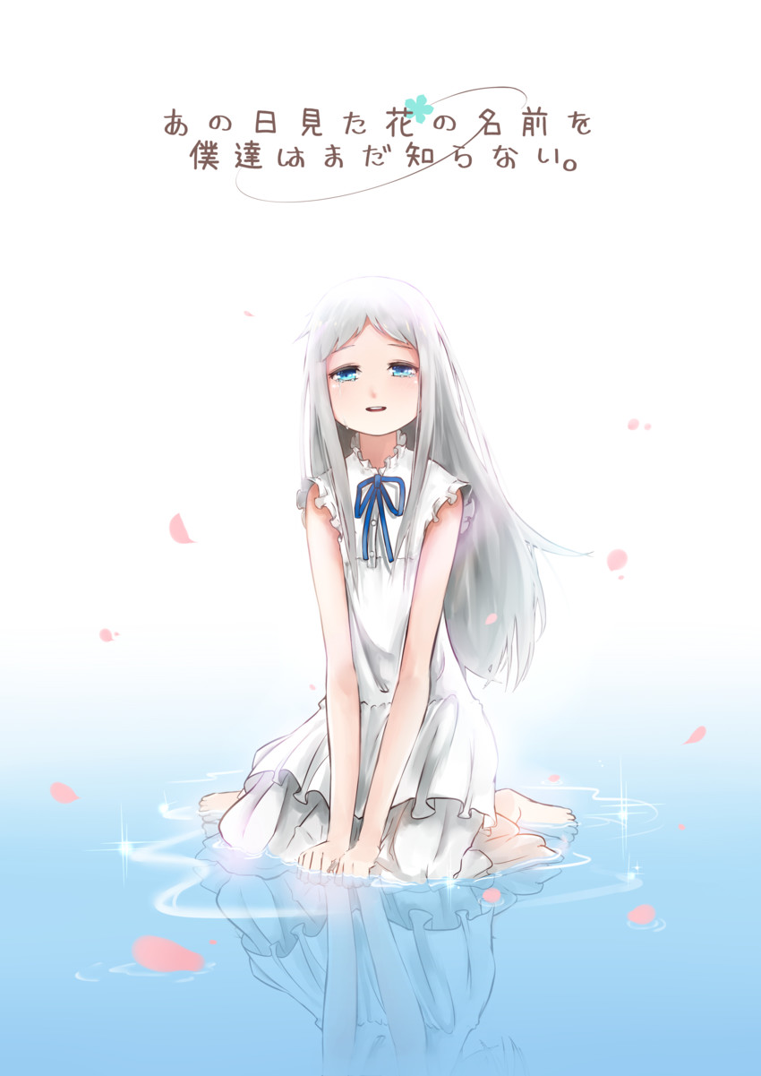 honma meiko (ano hi mita hana no namae wo bokutachi wa mada shiranai.) drawn by dms