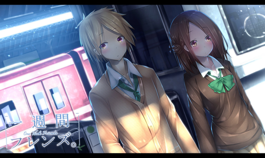 fujimiya kaori and hase yuuki (isshuukan friends) drawn by ryosios