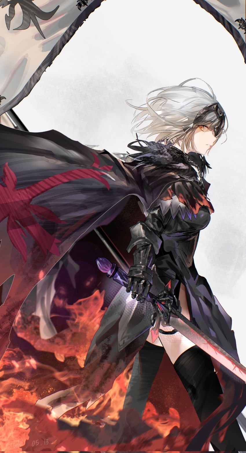 jeanne d'arc alter (fate and 1 more) drawn by milbi