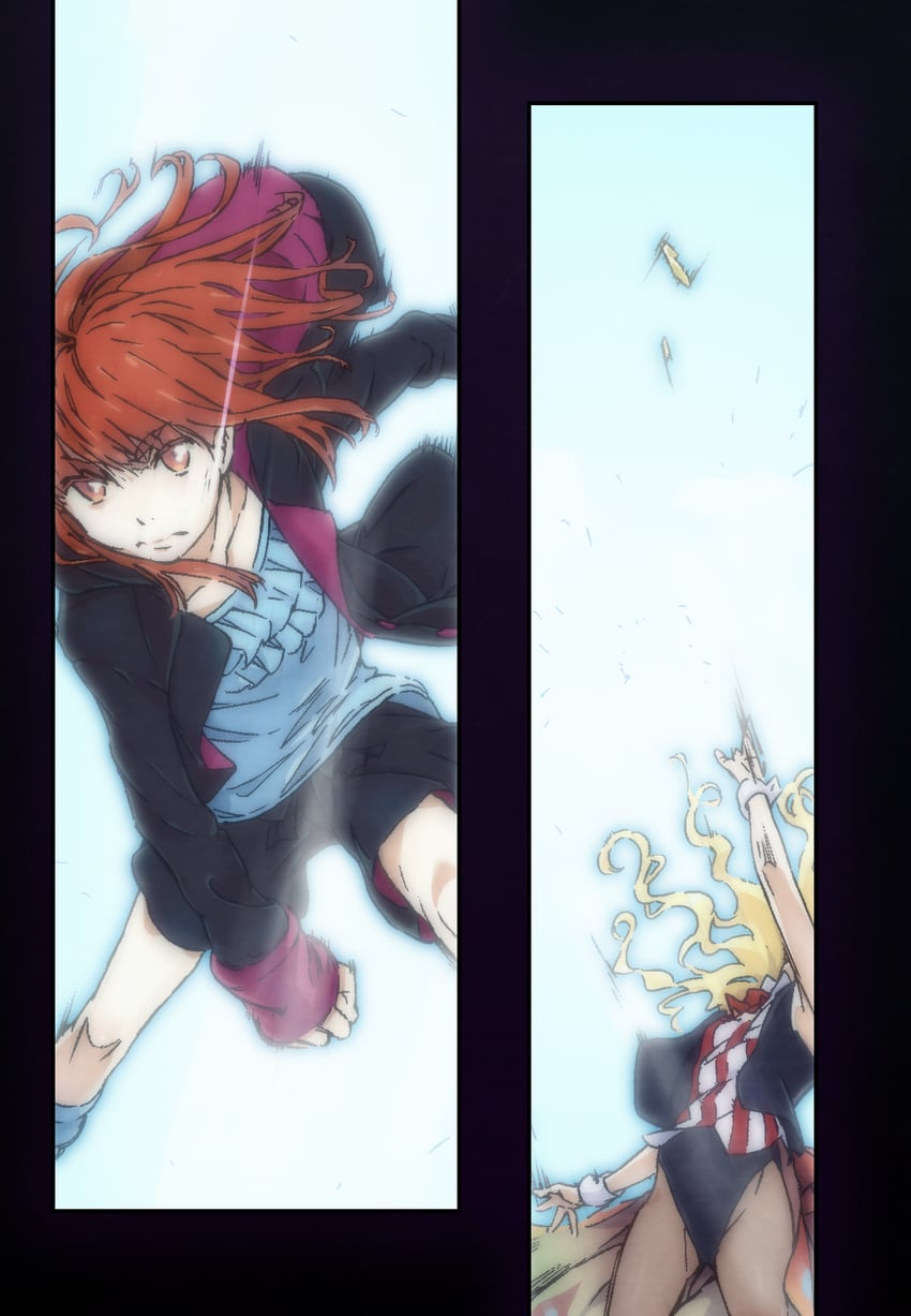 kanou shinka and st. germain (toaru majutsu no index and 1 more) drawn by gazing_eye and haimura_kiyotaka