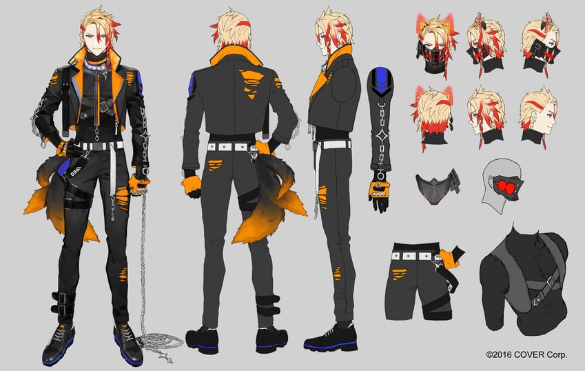 axel syrios (holostars and 1 more) drawn by ginka_sima