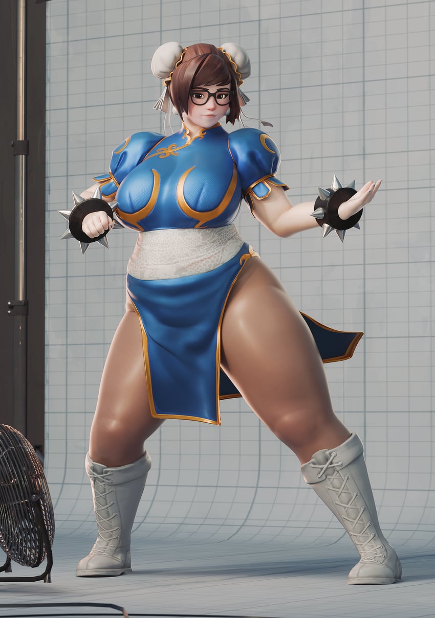 chun-li and mei (street fighter and 1 more) drawn by fugtrup