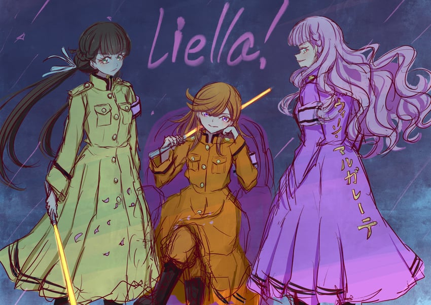 shibuya kanon, sakurakoji kinako, and wien margarete (love live! and 2 more) drawn by seiha_(hnumkt)
