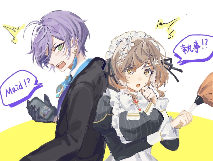 sakaki ness and klara charmwood (nijisanji and 1 more) drawn by k_www_com