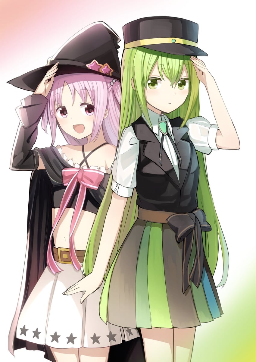 alina gray and misono karin (mahou shoujo madoka magica and 1 more) drawn by aabtcndneefkg