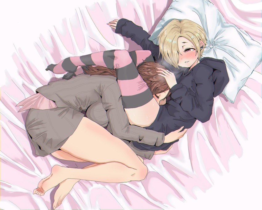 shirasaka koume and kawashima mizuki (idolmaster and 1 more) drawn by monobe_yuri