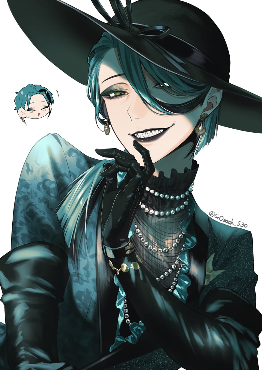 jade leech and georgina leech (twisted wonderland) drawn by 53_(gomeoh_530)