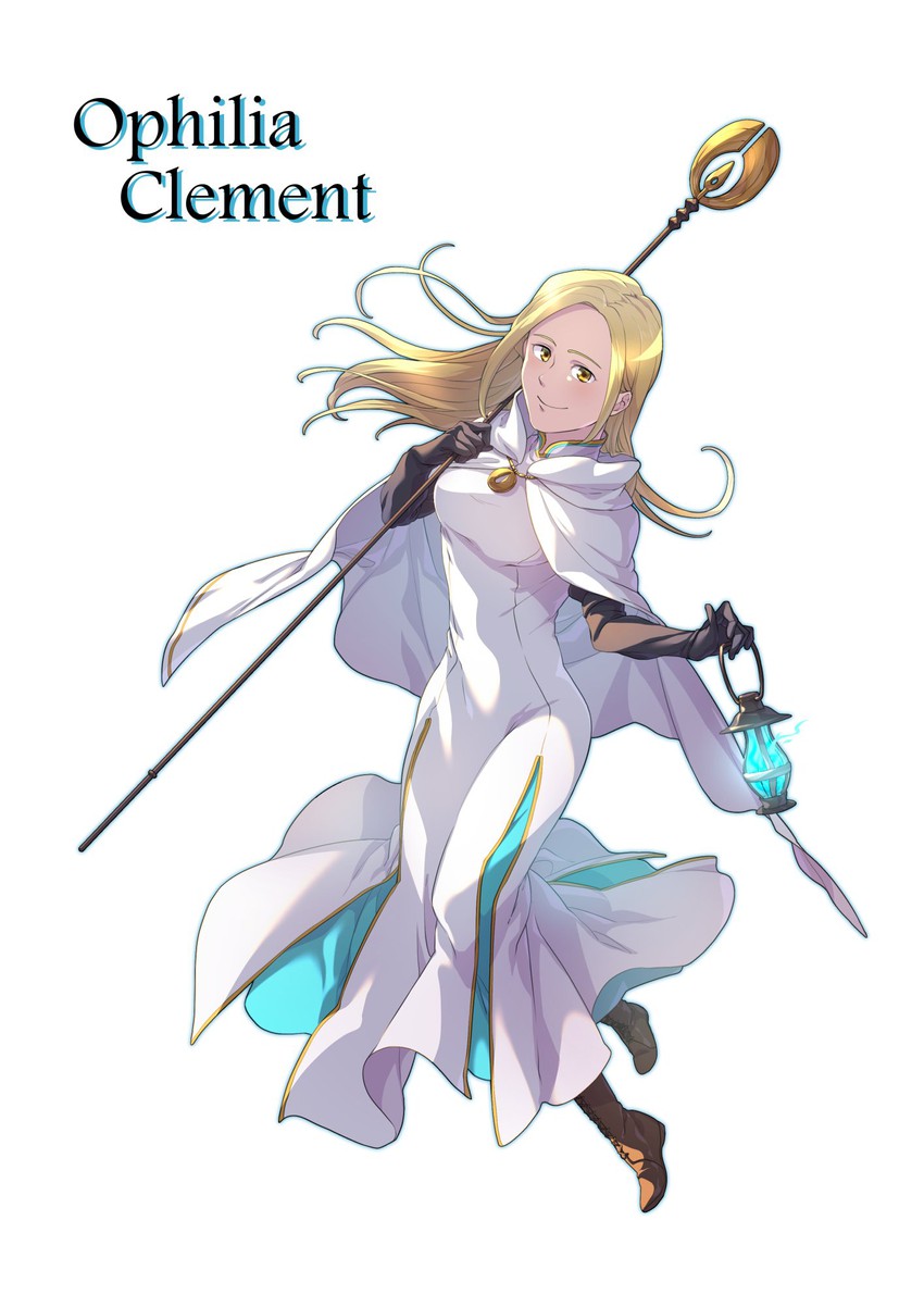ophilia clement (octopath traveler and 1 more) drawn by komame_(st_beans)