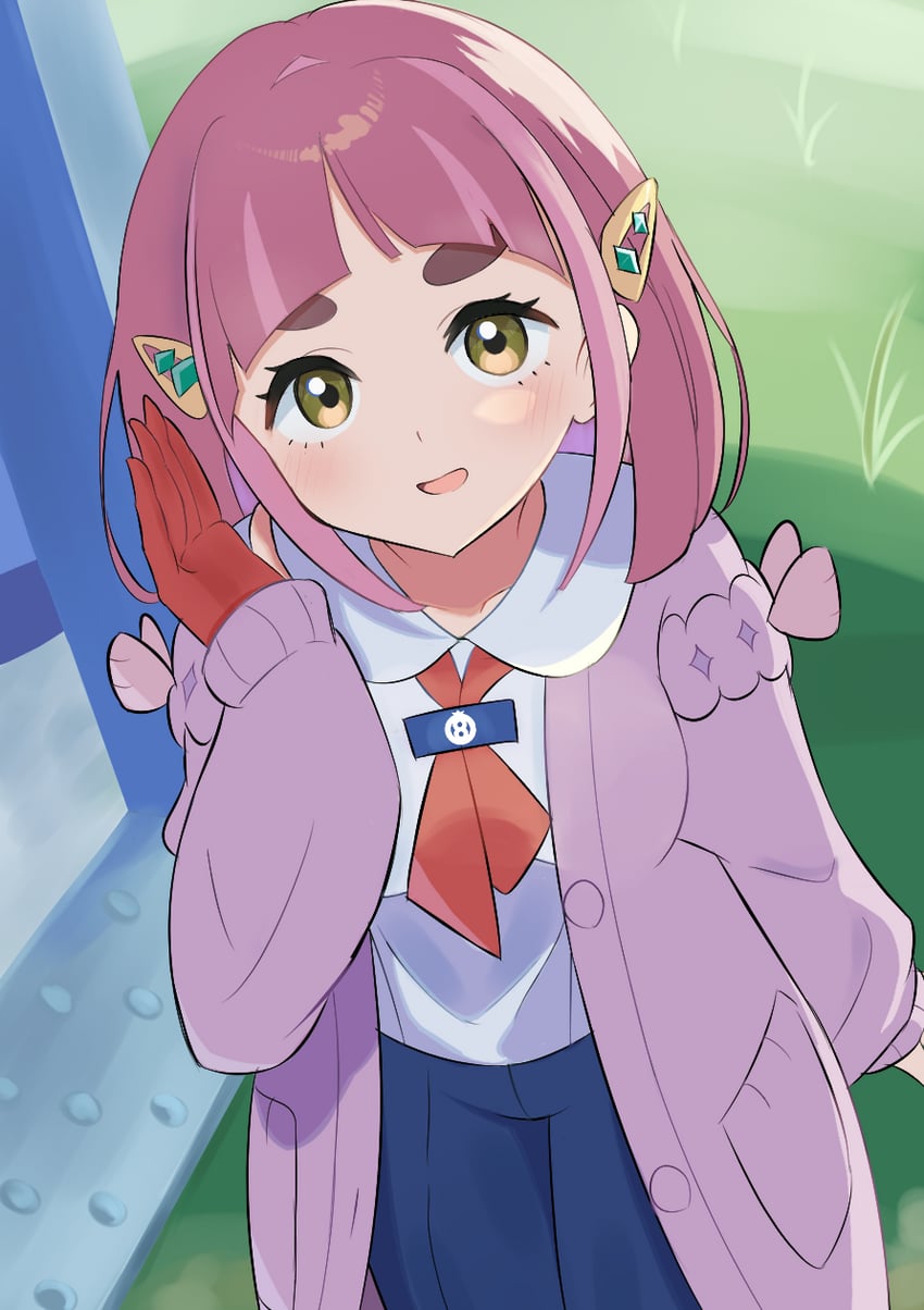 lacey (pokemon and 1 more) drawn by kamiya_(fsck3847)