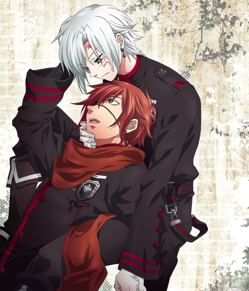 allen walker and lavi (d.gray-man) drawn by ikuhashi_muiko