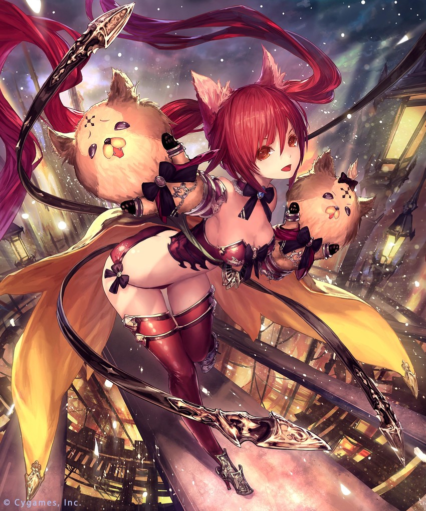 cerberus, mimi, and coco (shingeki no bahamut) drawn by tachikawa_mushimaro