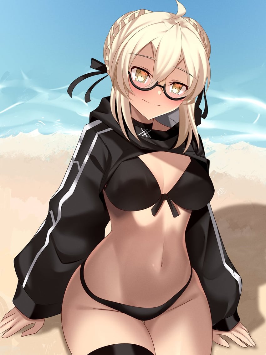 artoria pendragon and mysterious heroine xx alter (fate and 1 more) drawn by rey_r31_44