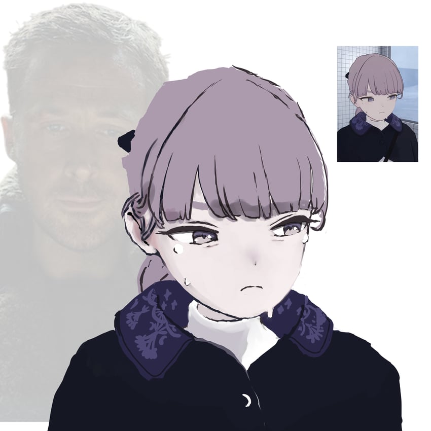 lapwing, k, and ryan gosling (vrchat and 2 more) drawn by bacon_uw