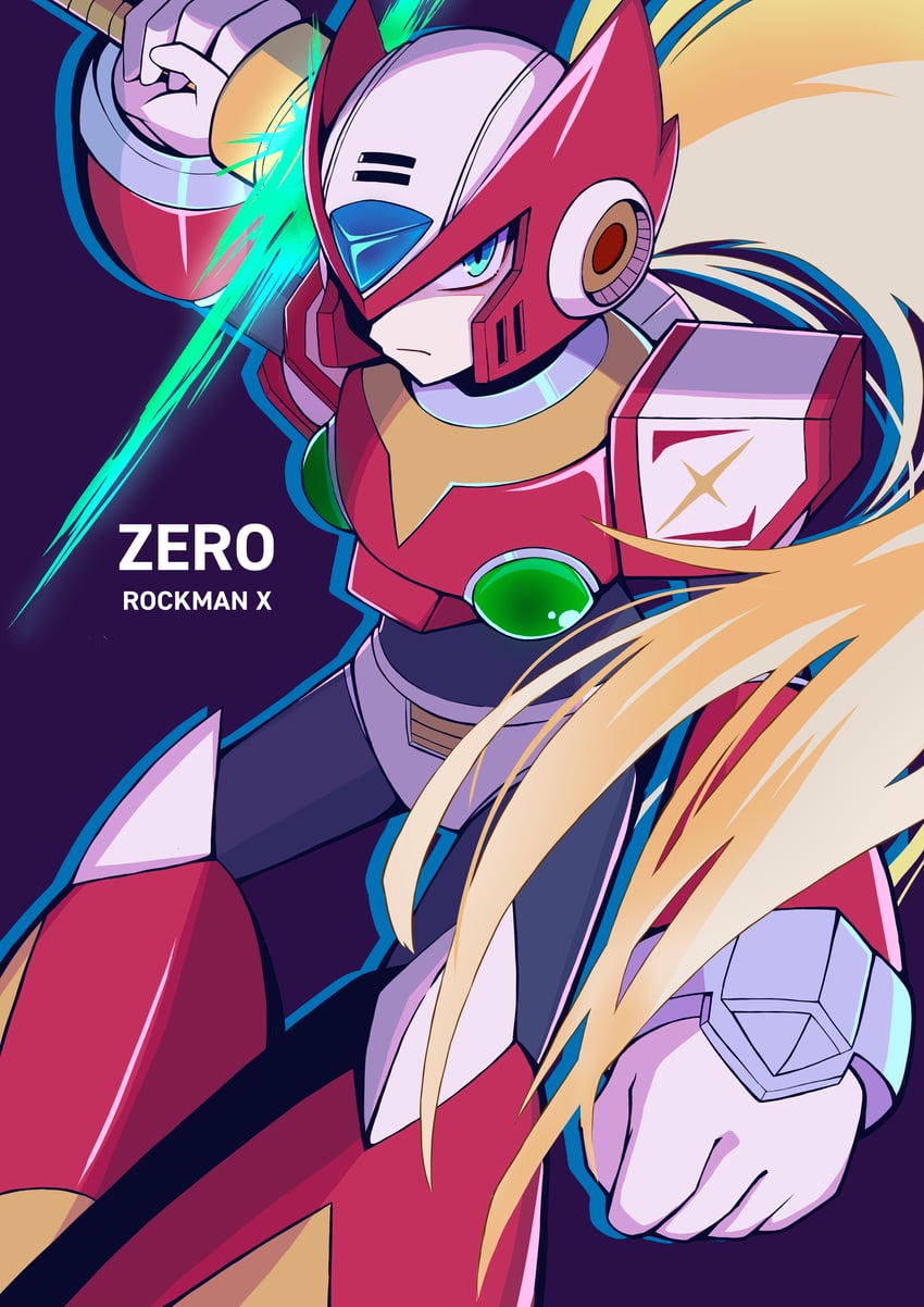 zero (mega man and 1 more) drawn by sakura_mo_chiy