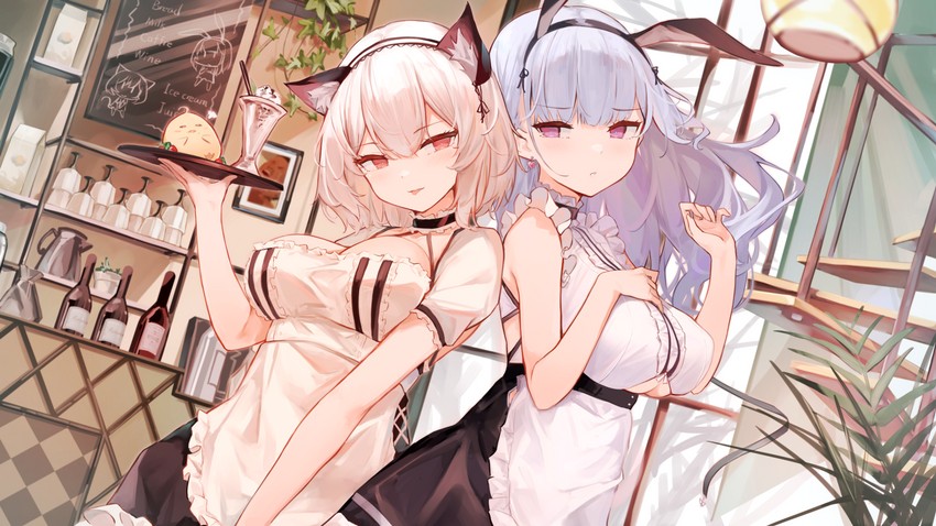 manjuu, sirius, and dido (azur lane and 1 more) drawn by 7gao