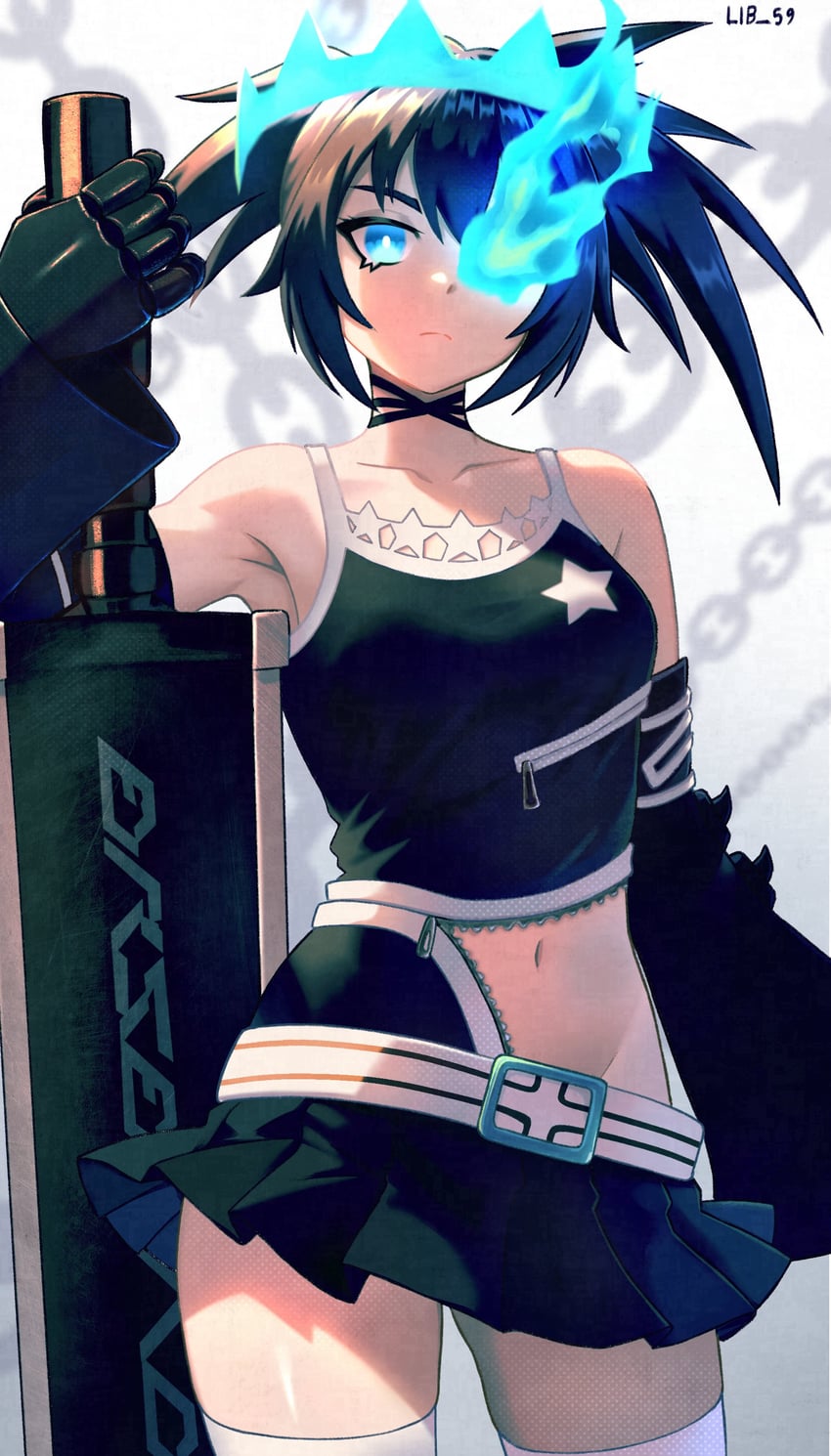 black rock shooter beast (black rock shooter) drawn by lib_100