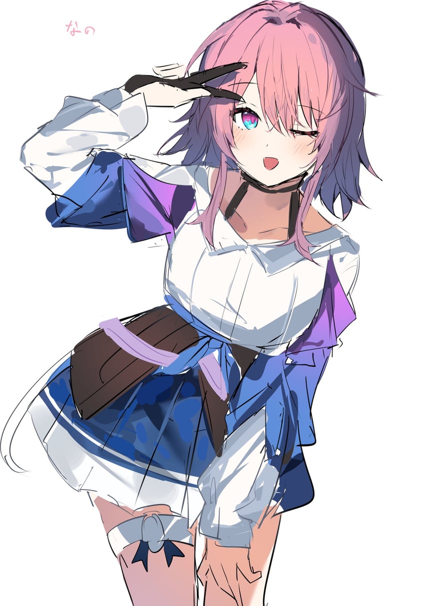 march 7th (honkai and 1 more) drawn by katata