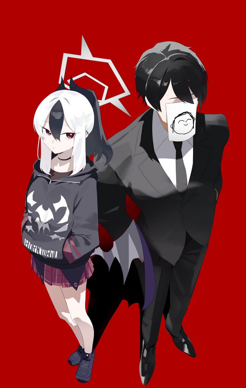 sensei and kayoko (blue archive) drawn by toriko_(honmono)