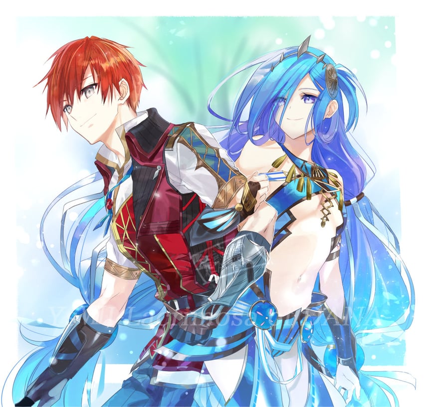 adol christin and dana iclucia (ys and 1 more) drawn by tatsumikkk