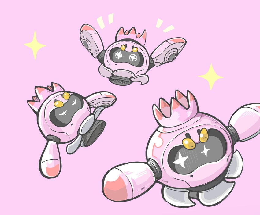 pearl and pearl drone (splatoon and 2 more) drawn by takamame