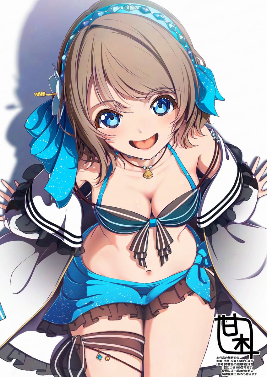 watanabe you (love live! and 1 more) drawn by amagi_(volfuji)