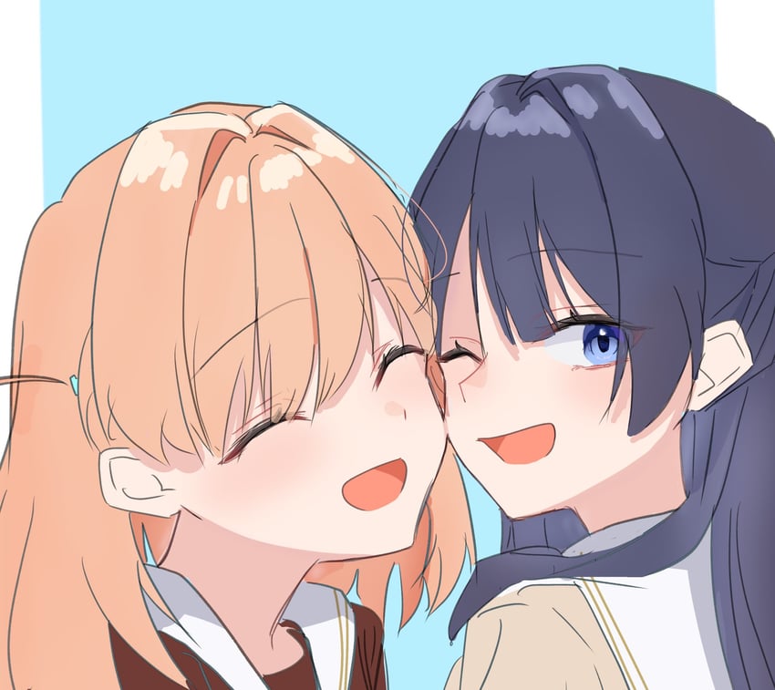 hinoshita kaho and murano sayaka (love live! and 1 more) drawn by potu_sabu