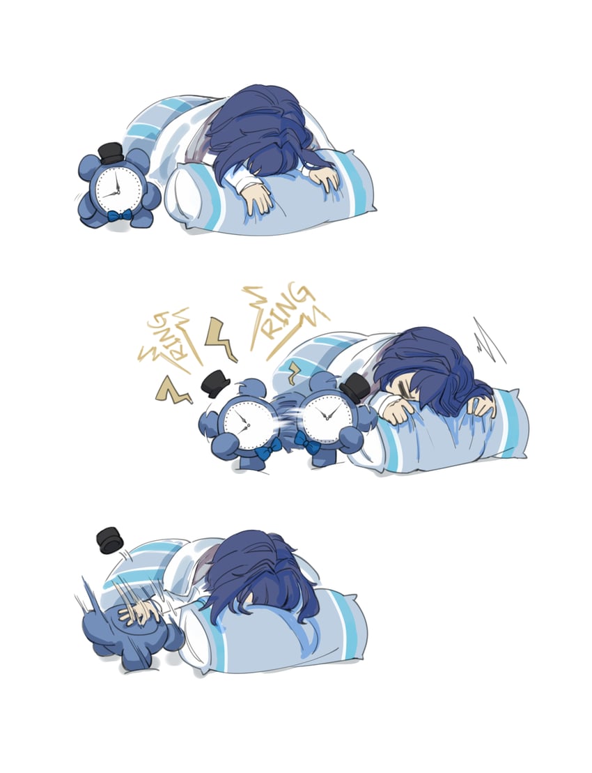 ouro kronii and kronie (hololive and 1 more) drawn by juno_ox