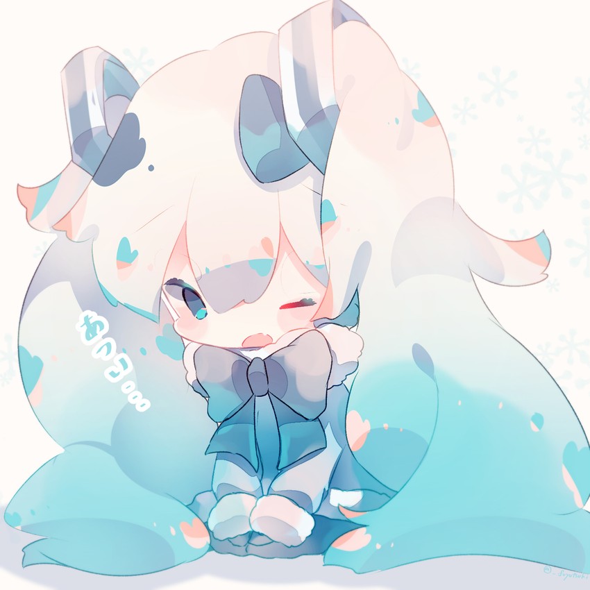 hatsune miku and yuki miku (vocaloid) drawn by fuyuzuki_gato