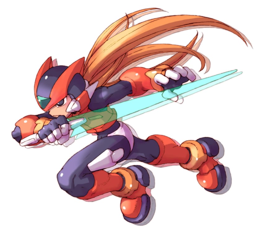 zero and zero(z) (mega man and 2 more) drawn by nakayama_tooru