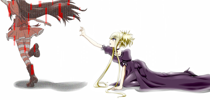 kongou and maya (aoki hagane no arpeggio) drawn by peanuts_(mu1987)