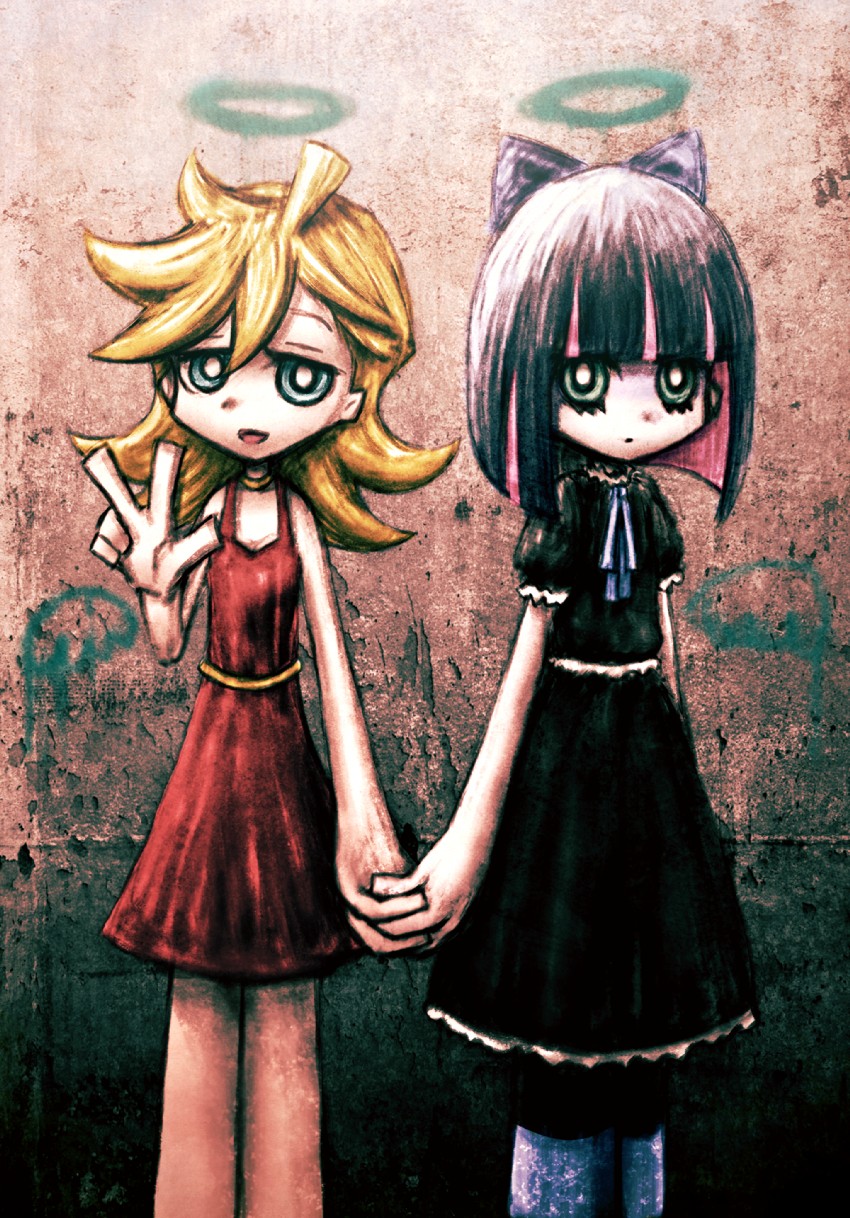 stocking and panty (panty & stocking with garterbelt) drawn by shisen