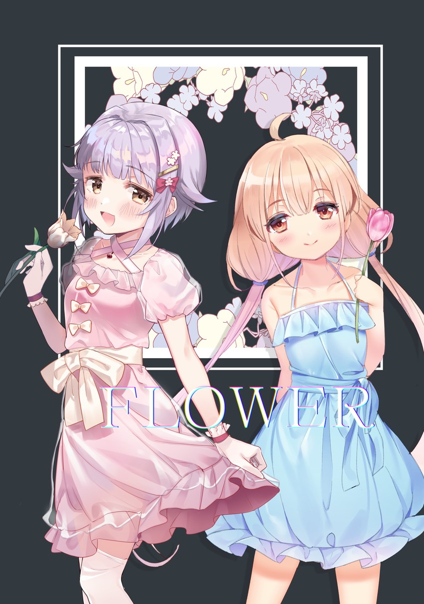 futaba anzu and koshimizu sachiko (idolmaster and 1 more) drawn by kanda_done