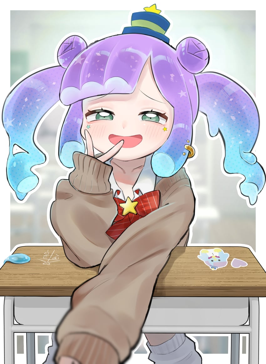 puniru and gyaru kawaii puniru (puniru wa kawaii slime) drawn by chaso_0616