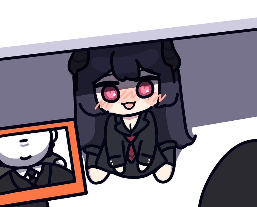 sensei, doodle sensei, and chiaki (blue archive) drawn by manndoo