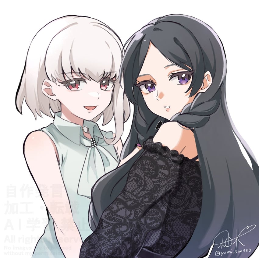 purirun and meroron (precure and 1 more) drawn by yumi_san0112