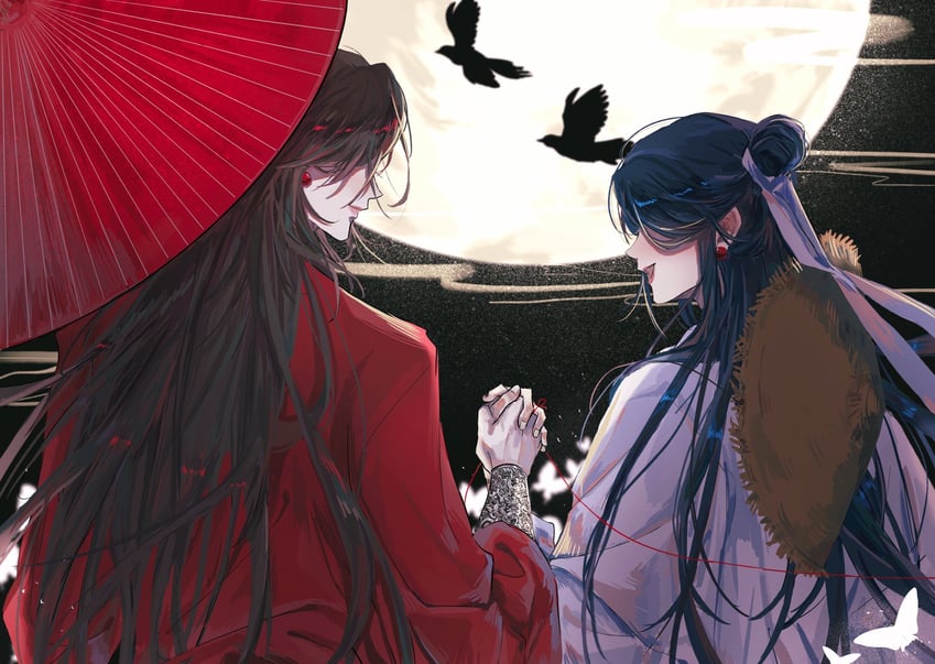 xie lian and hua cheng (tianguan cifu) drawn by siiideee
