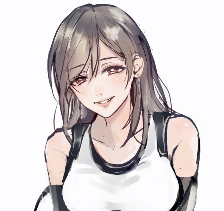 tifa lockhart (final fantasy and 3 more) drawn by gogochi55