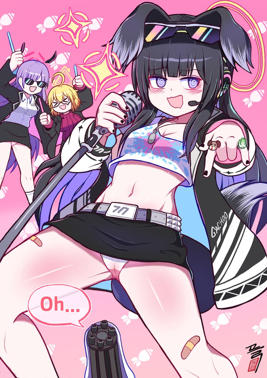 hibiki, kotori, and utaha (blue archive) drawn by shasa2456
