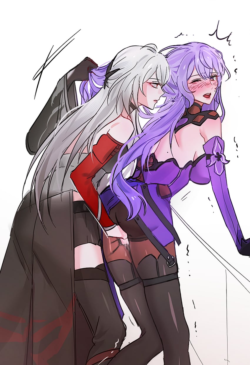 acheron and black swan (honkai and 1 more) drawn by 9_(hcl9fg)
