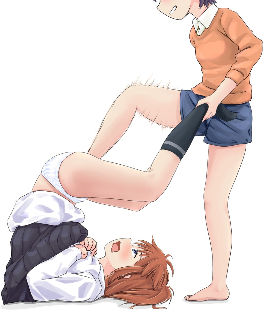 koshigaya natsumi and miyauchi hikage (non non biyori) drawn by asagiri