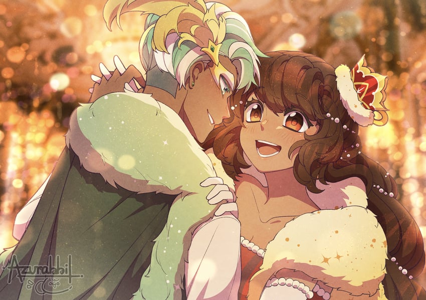 cocoa cookie and mint choco cookie (cookie run and 1 more) drawn by miomawla
