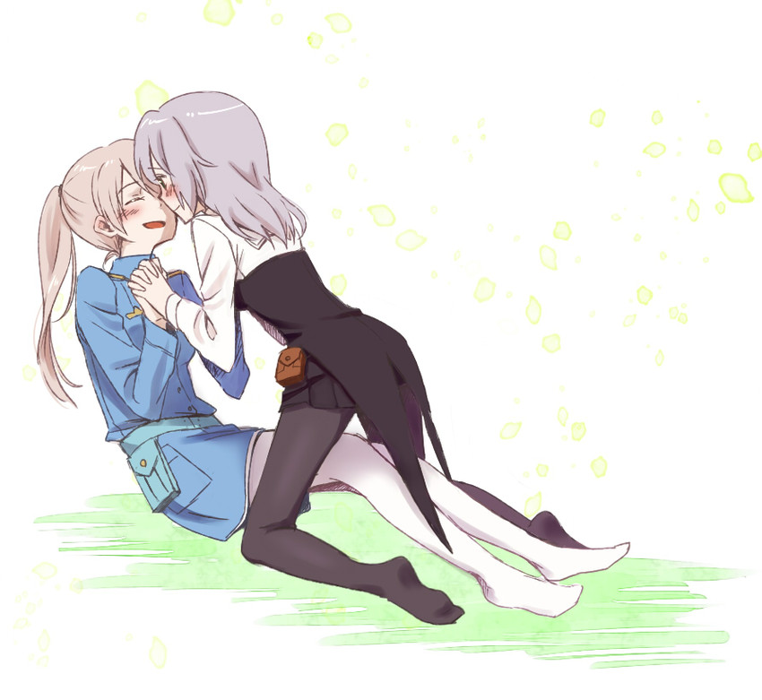 sanya v. litvyak and eila ilmatar juutilainen (world witches series and 1 more) drawn by yukiiti