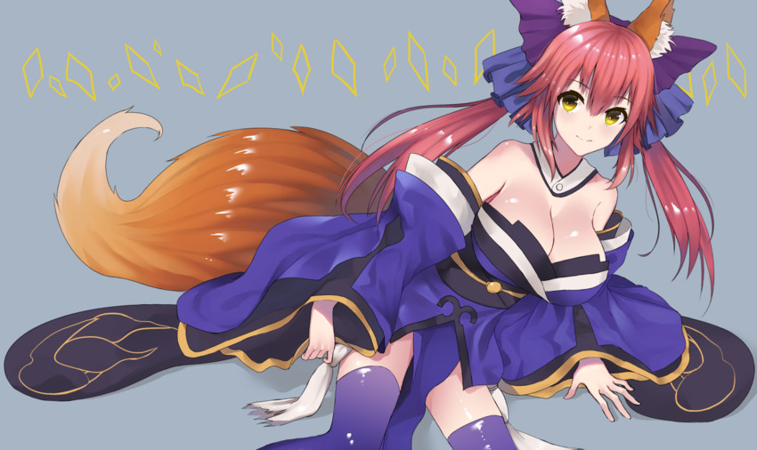 tamamo and tamamo no mae (fate and 2 more) drawn by karuno_mizuki_(kyuu_arupaka)