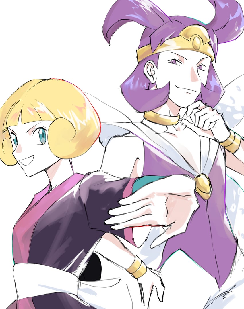 greta and tucker (pokemon and 2 more) drawn by sioma709iie