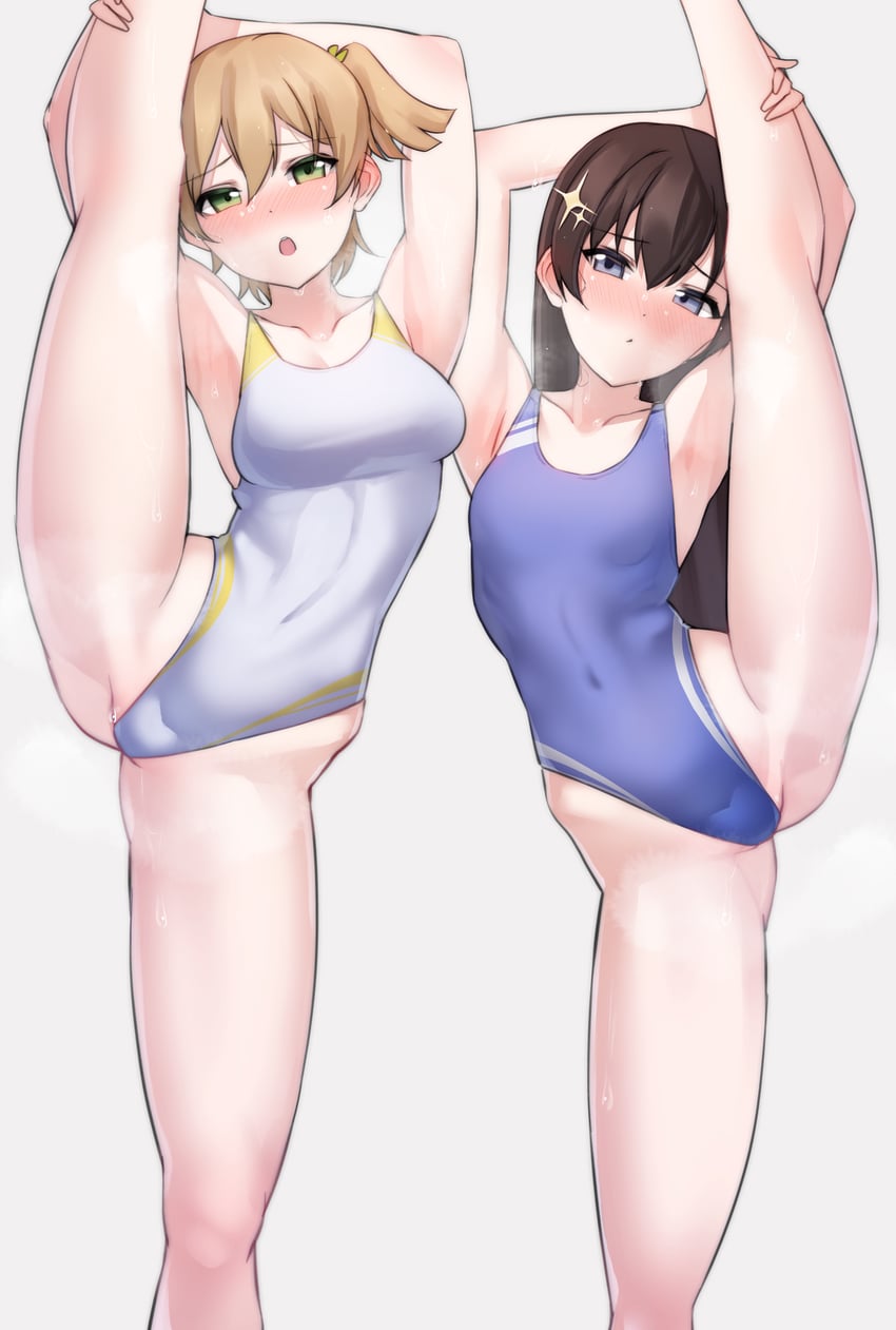 daiba nana and kagura hikari (shoujo kageki revue starlight) drawn by nasuno_(nasuno42)