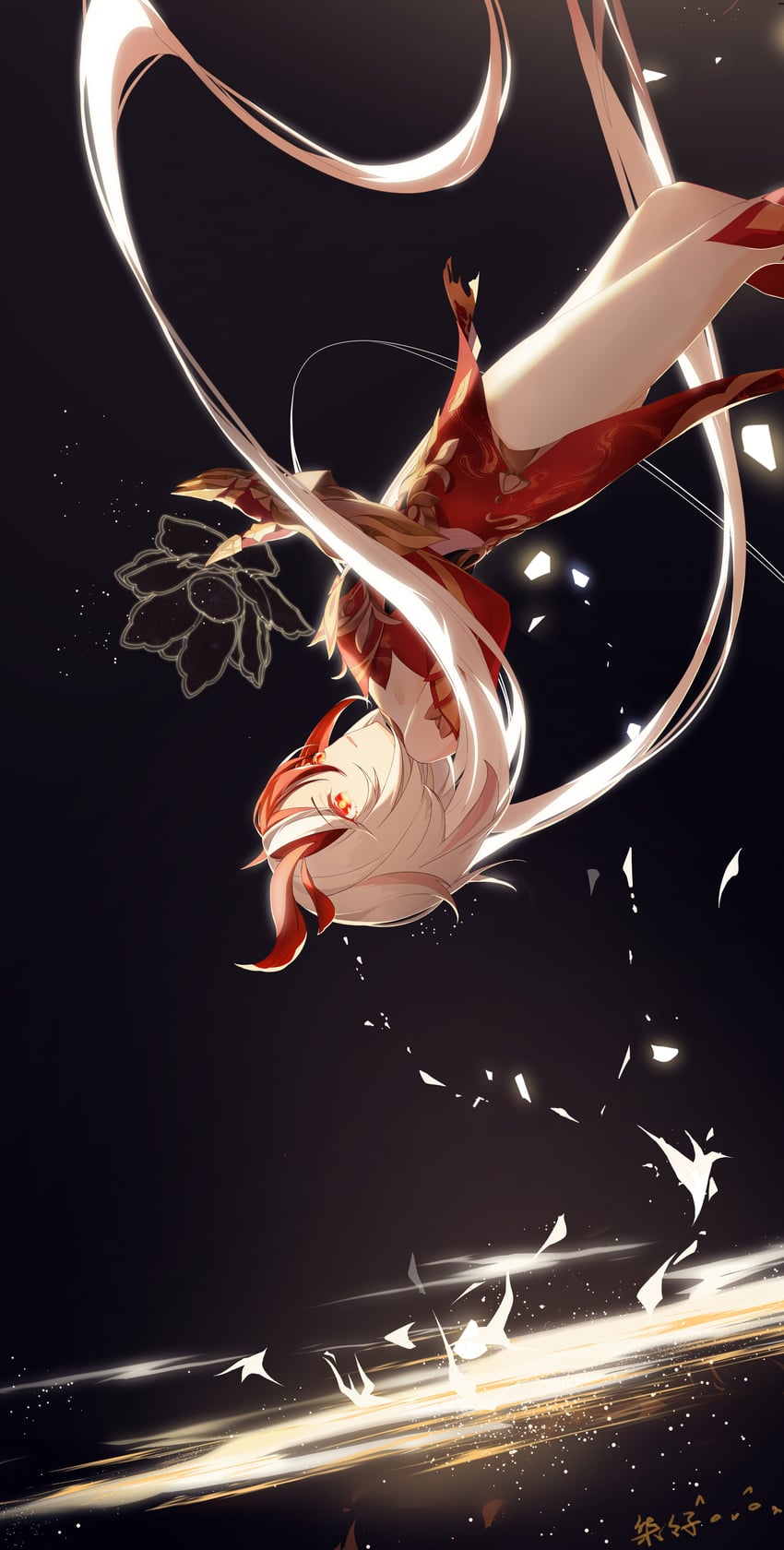 fu hua (honkai and 1 more) drawn by zizi_qi_0v0